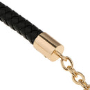 Women PU Leather Braided Handbag Shoulder Bag Strap Chain Bag Accessories