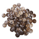 100PCs Brown Coconut Shell 2 Holes Sewing Buttons Scrapbooking 44mm(1-3/4") K7U1
