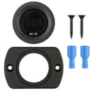 Dc 12V-24V Led Panel Digital Voltmeter Waterproof For Car And Motorcycle, P