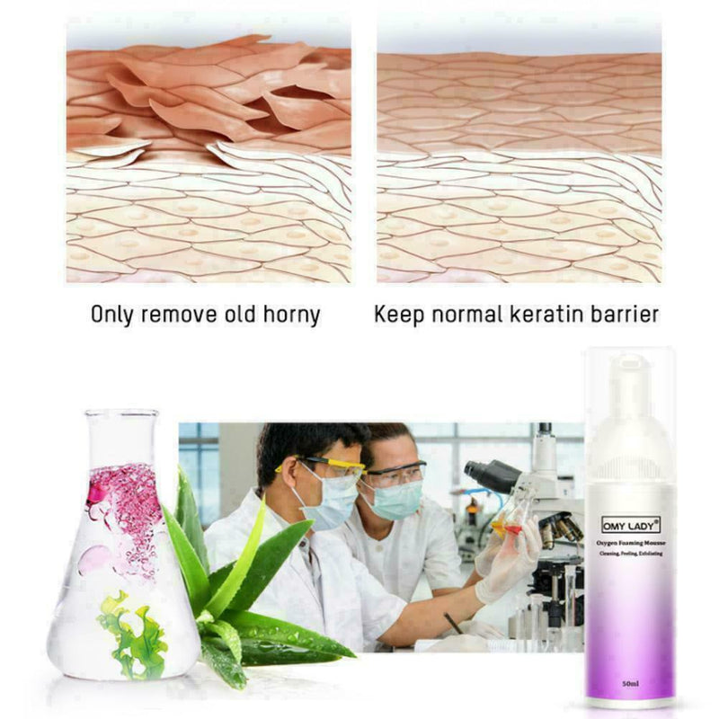 50ml Deep Cleansing Exfoliating Peeling Mousse Removal Facial H0D8 New Scru N1L6