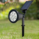 7 LED Solar Lawn Lamp Waterproof Light Control Inserting Floor Garden Light