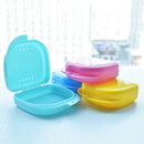 2x/Set Dental Orthodontic Retainer Denture Storage Box Case Mouthguard Container