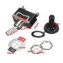 5Pcs Waterproof Toggle Flick Switch 12V ON/OFF Car Dash Light Metal 12V SP TUZ