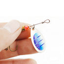 Pack Of 10 Metal Colorful Sequins Baits Artificial Lures With Treble Hooks