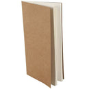 2 Pcs Notebook for Travelers - blank page Travel Journal Set - Kraft Brown