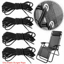 4pcs Elastic Bungee Rope Folding Recliners Portable Replacement Cords Universal