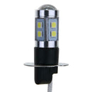 2pcs H3 3030 10SMD White LED Car Headlight Bulbs Fog Light Lamp
