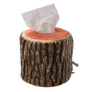 Imitation Tree Bark Tissue Box Napkin Holder Case Paper Cover Home Kitchen  T8A4