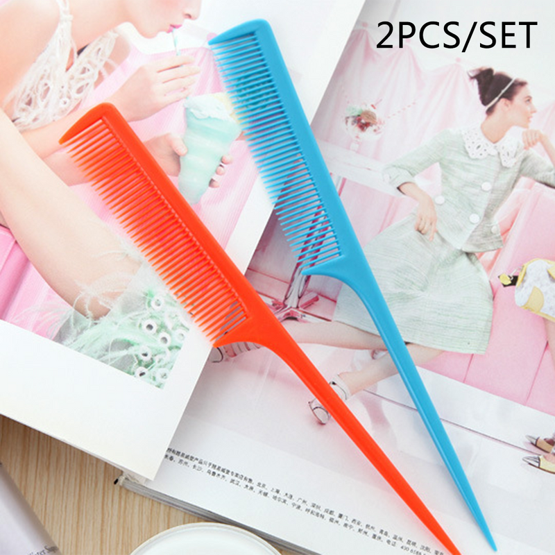 2X Hairdressing Hair Brushes Anti-static Travel Hair Comb Salon Styling Tools.
