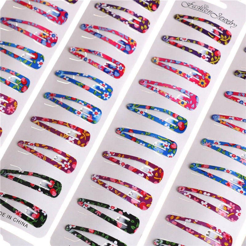 10x Baby Girls Hairpin 4cm BB Clips Snap Hairpins Toddler Kids Hair Accessorylj