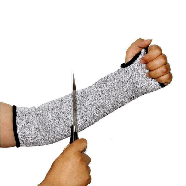 1PCS Safety Arm Sleeve Protect Anti Cut/Slash/Static Long Hands Gloves Prot Q0O8