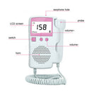 Pocket Fetal Doppler Baby Heart Beat Rate Monitor FHR LCD Probe Pregnancy F
