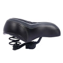 Comfort Wide Bike Seat Big Bum Bicycle Saddle Gel Sporty Soft Shock Absorb Pad