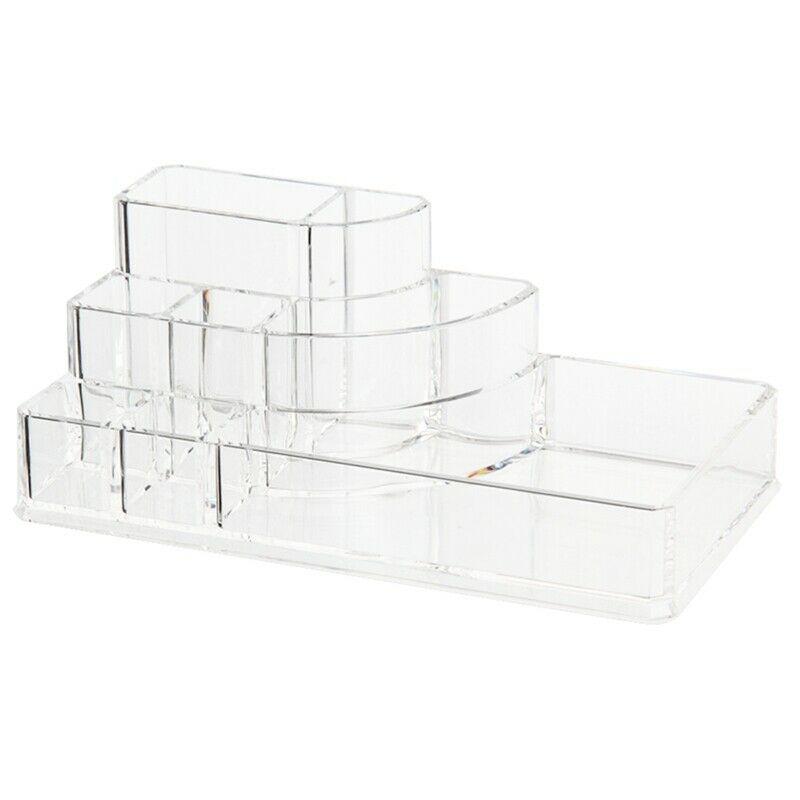 Organizer Storage Box Acrylic Cosmetic Display box for Makeup Storage tran V7Q7