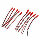 5 Pairs 22AWG 100mm Cable w 2Pin JST M F Plug for RC Battery Motor Connecti