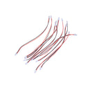 10 x Mini Micro SH 1.0mm 2-Pin JST Double Connector Plug Wires Cables 100MM fw&k