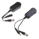 2Pcs ABS Video Balun Video Balun Transceiver Video Balun Passive Black