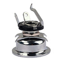 1/4'' Electric Guitar Mono Output Jack Plug Socket for  Guitar Chrome