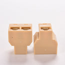 Durable DZ517 RJ45 Ethernet cable LAN Port 1 to 2 Socket Splitter Connectors gi
