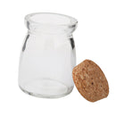 Round Glass Favor Canister Treats Storage Jar Bottle Container with Cork