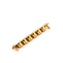 1 Set Guitar String Mounting Ferrules Bushings w/ Screws Golden Guitar Parts