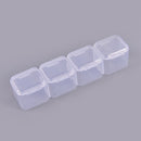 1PCS 28Plastic Storage Box With Independent Cover Separate Case Detachable 3 Gw