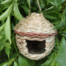 2x Grass Bird Nest Breeding Box Wild Grass Weave Canary Finch Budgie House S
