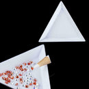 Triangle Plate Manicure Tool DIY Nail Art Decoration Plate Dotting Rhinesto K3X4