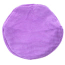 3Pcs Elastic Winter Plush Round Chair Seat Cover Removable ~Purple_Size 4