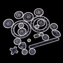 22PCS Accessories creative drawing toys spiral designs educational toys for kid%
