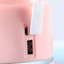 Portable Juice Blender USB Rechargeable Juicer Cup Vegetables Fruit Mixer E