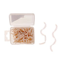 120Pcs/Box White Fishing Maggots Soft Worms Lures Strong Fishy Fishing Baits