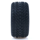 2x/set Rubber Pneus Racing Car Tyre Tires & Plastic Hubs Wheel RimsJR