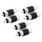 Straight AV RCA Male to Male Connectors Couplers Adapters 6 Pcs W5V6