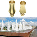 4 Pieces 1/2 & 3/4 Brass Water Fountain Nozzle Spray Pond Cascade Cedar Flow
