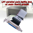 LPT1 Parallel Port Printer I/O Adapter DB25 to IDC Header Plate Slot 26Pin S3N9