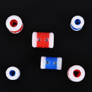 2pcs plastic knitting needles counter weaving tools number marker red&blu ME