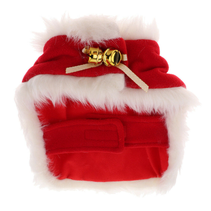 2x Dog & Cat Costumes For Christmas And Holidays, Party Red Cloak