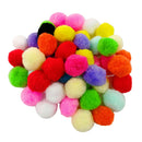 50pcs Soft Lightweight Cat Toys Pompon Balls for Kitten Cats Craft Projects
