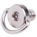 1Pc Hot New C Ring 1/4"-20 Camera Tripod Plate Steel Stainless Loading Screw JR