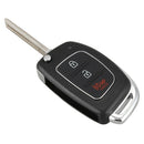 3 Buttons Flip Folding Remote Key Fob Shell Case For Mistra Hyundai Hb20 Sa G4L7