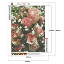 5D DIY Full Drill Diamond Painting Floral Cross Stitch Embroidery (C1022) A