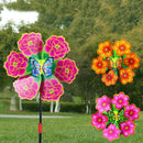 Flower Windmill Wind Spinner Pinwheels Home Garden Yard Decoration Kids ToyME
