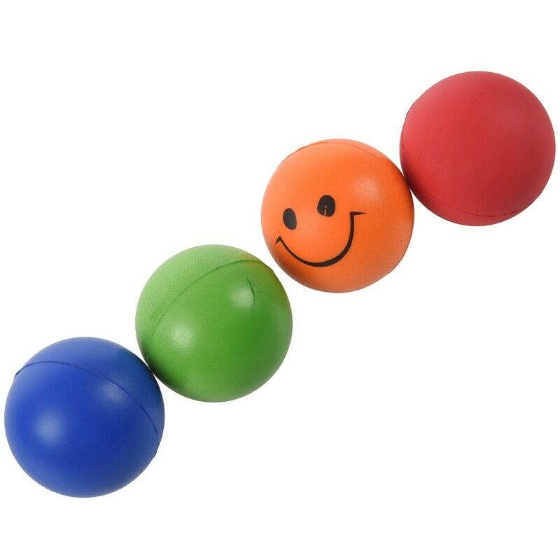 4 x Stressball Anti-Stress Ball Crunch Ball Relax Ball Handtrainer Finger T B7B9