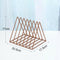 Nordic e simple wrought iron desktop storage rack shelf file magazine stora B3V7