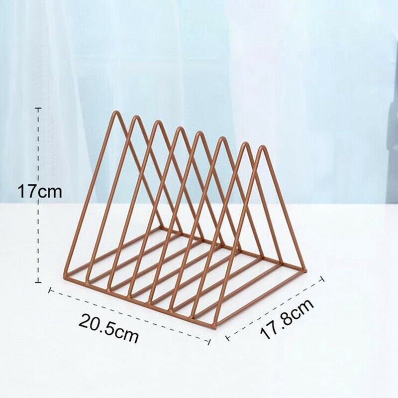 Nordic e simple wrought iron desktop storage rack shelf file magazine stora B3V7