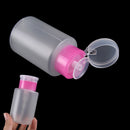 150mL Empty Pump Dispenser Bottle Container Cleaner Nail Polish Remover Tool-OZ