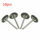 10x 22mm Steel rotary brushl Wire wheel Brushes For Grinder T6Z8 Rotary Too X1I4