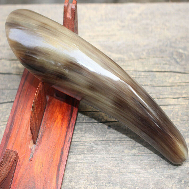 Natural Buffalo Horn No Stress Massage Tool SPA  Massager Scraping BoardB Ew