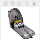 Mei Nai Li Mens Travel Backpack Waterproof USB Charge Male Anti-Theft Lapto